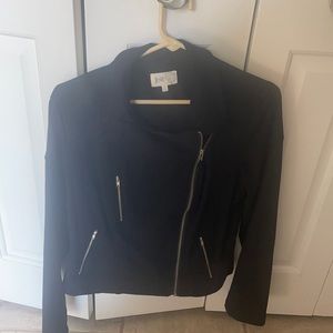 Jolt black zip up jacket